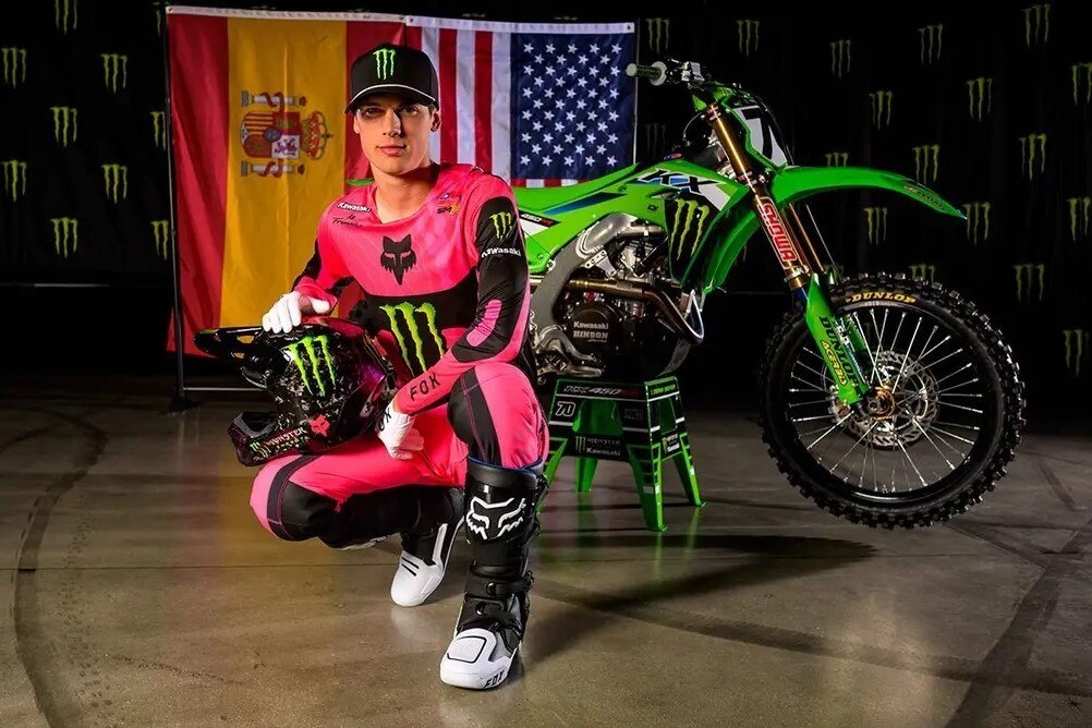 Ecco Jorge Prado sulla Kawasaki!